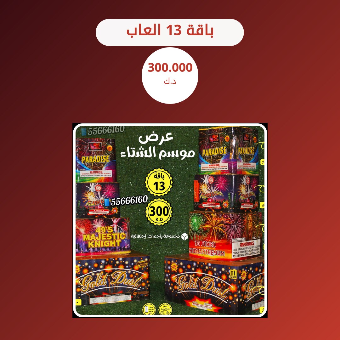 باقة 13 العاب: السعر والاستخدام الآمن وأفضل المناسبات