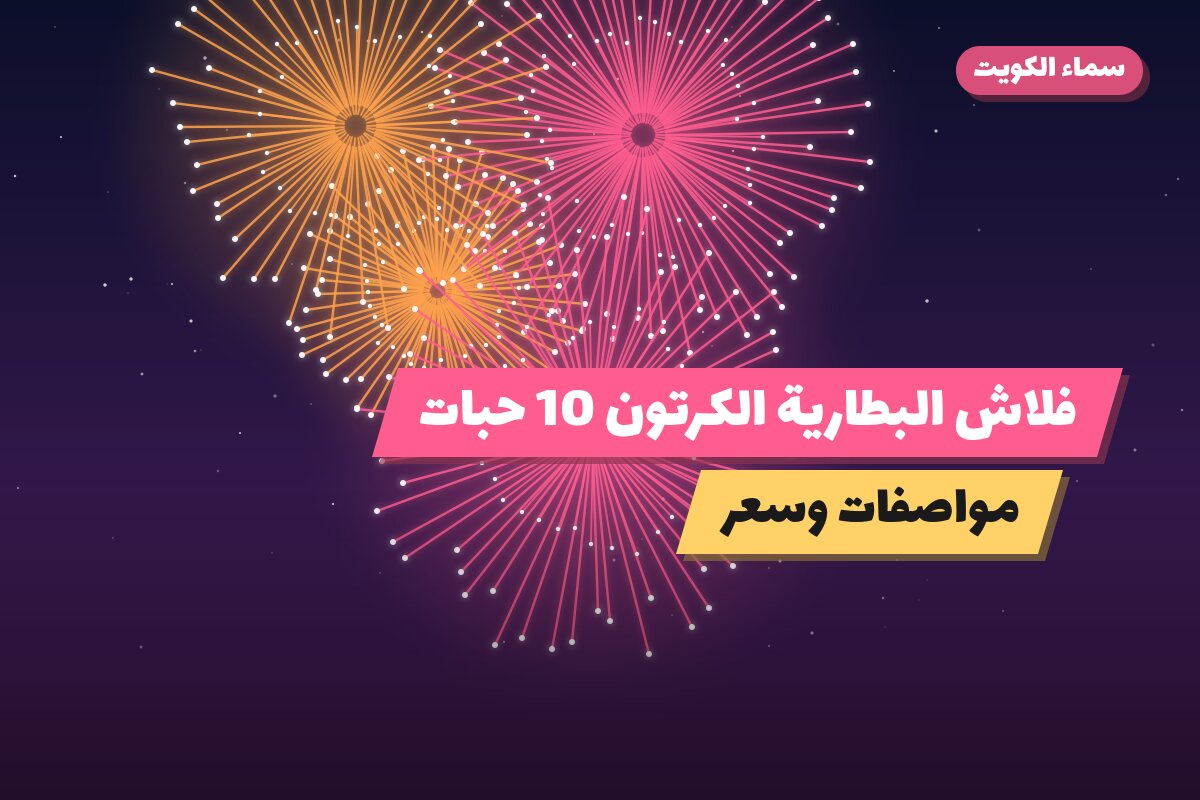فلاش البطارية الكرتون 10 حبات: السعر والاستخدام الآمن وأفضل المناسبات